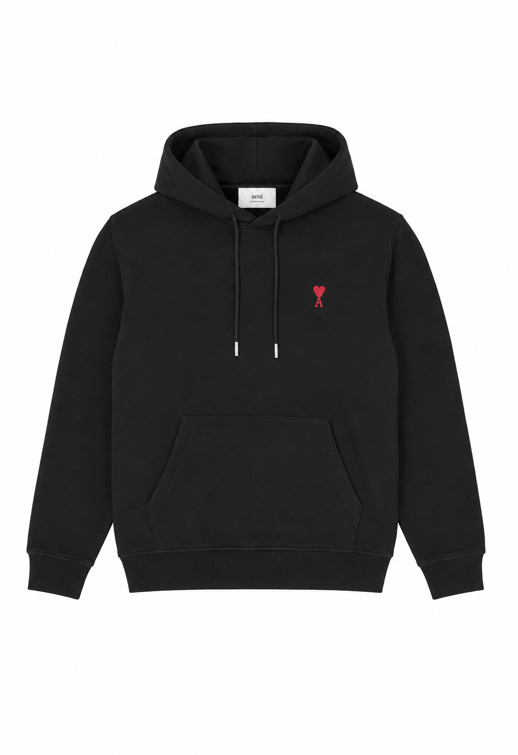Ami Paris Herren Kapuzenpullover Schwarz