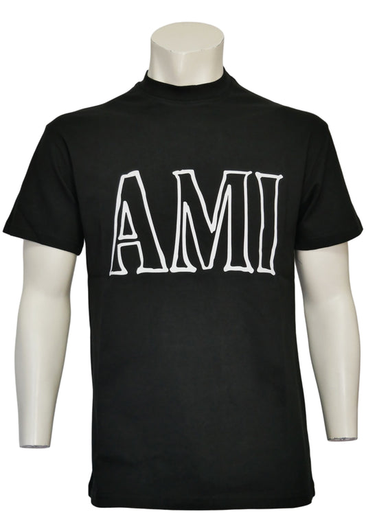 Ami Herren T-Shirt Schwarz