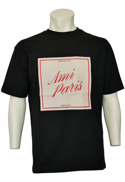 Ami T-shirt uomo Nero
