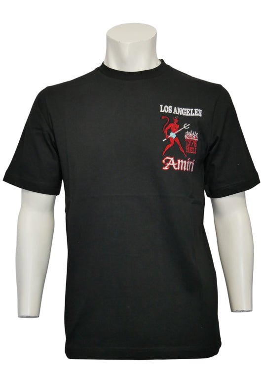 T-shirt uomo Amiri Nero