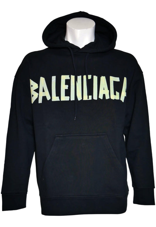 Balenciaga Herren Hoodie Kapuzenpullover, – Vorderansicht