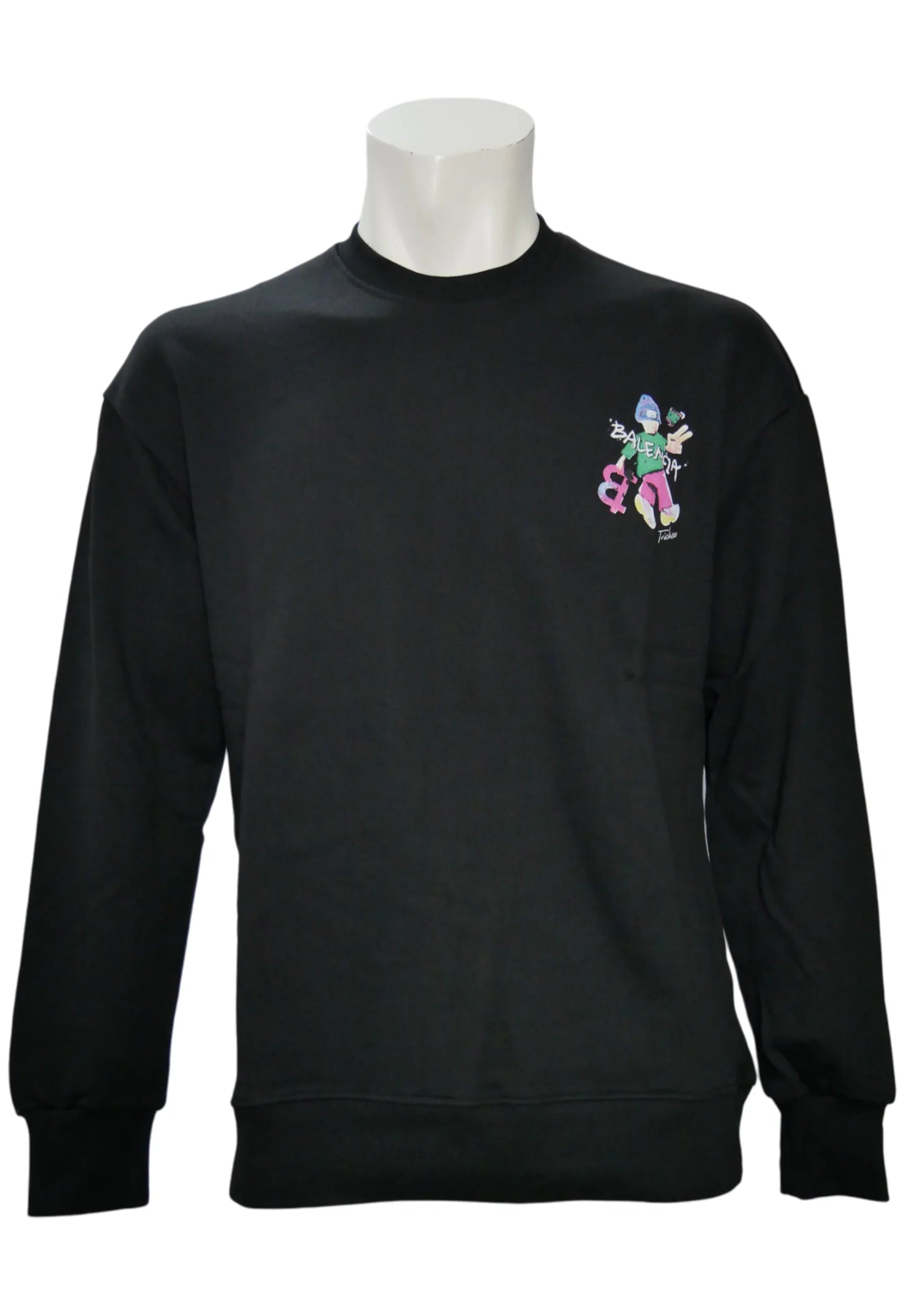 Balenciaga Herren Pullover, Sweatshirt Schwarz - Original Designer Marken Outlet - Salvin Store