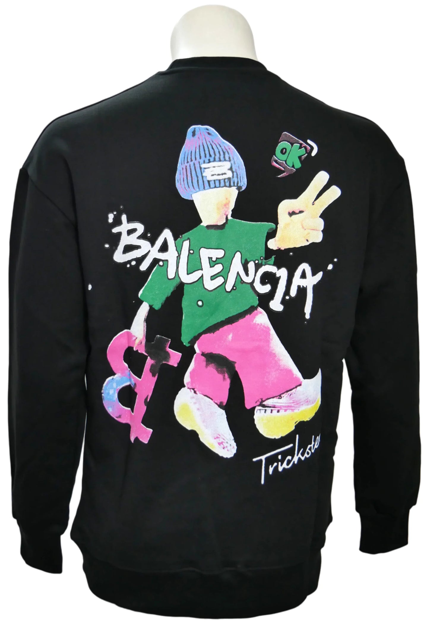 Balenciaga Herren Pullover, Sweatshirt Schwarz - Original Designer Marken Outlet - Salvin Store