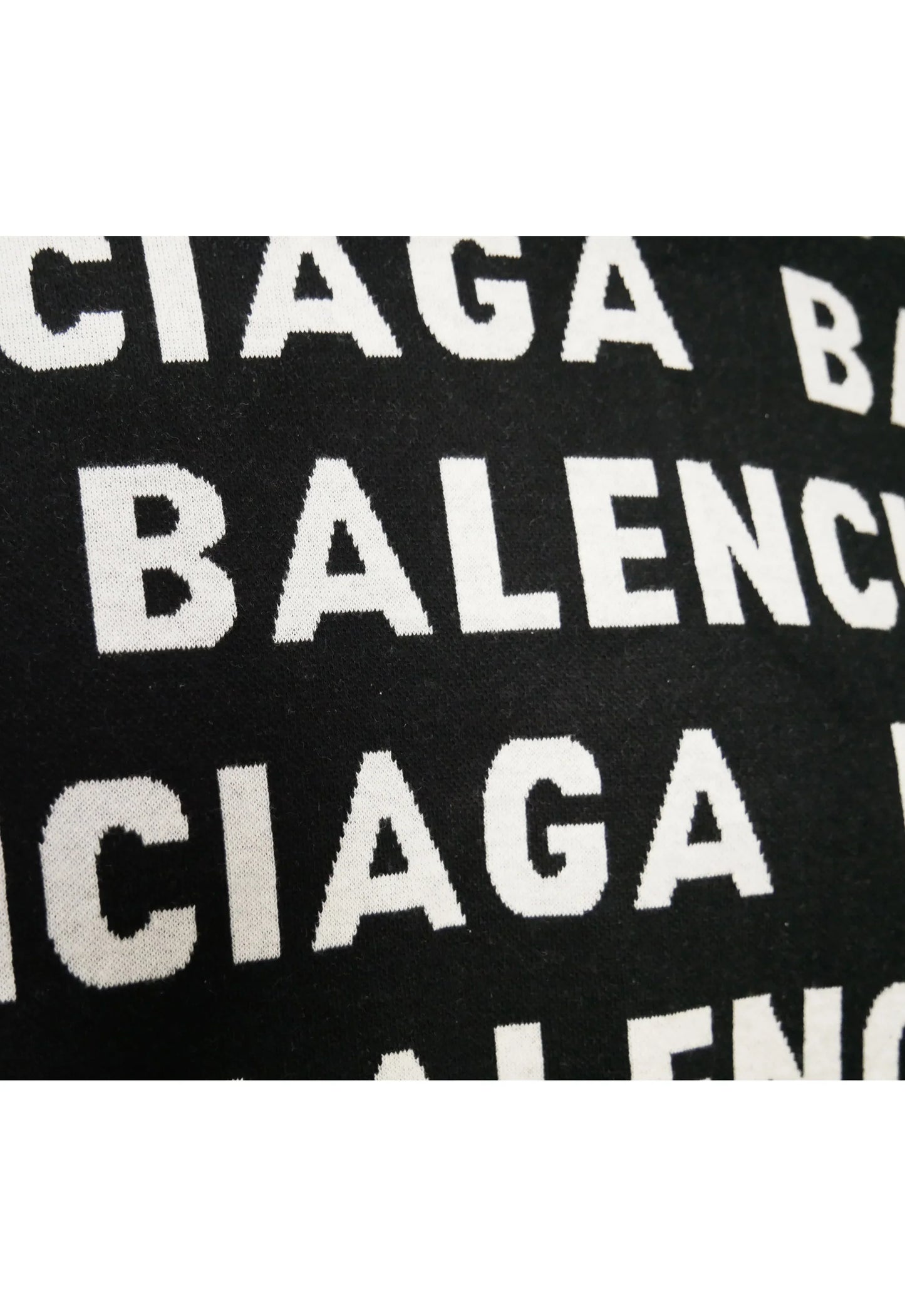 Balenciaga Herren Strickpullover Schwarz - Original Designer Marken Outlet - Salvin Store