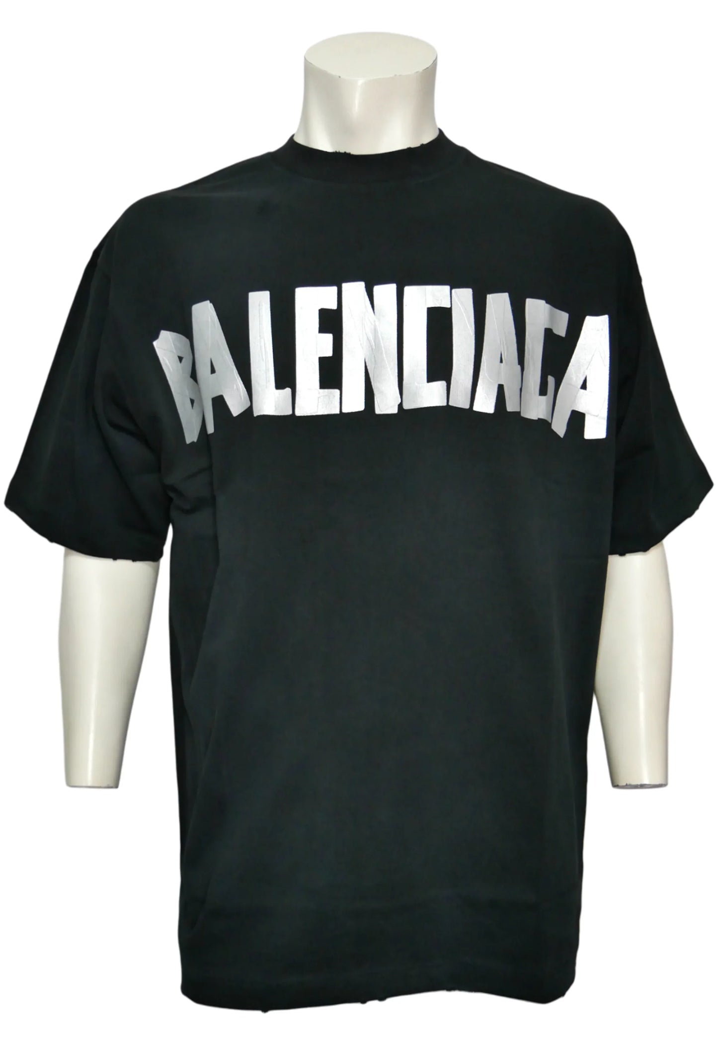 Balenciaga Herren Oversized T-Shirt Schwarz - Original Designer Marken Outlet - Salvin Store