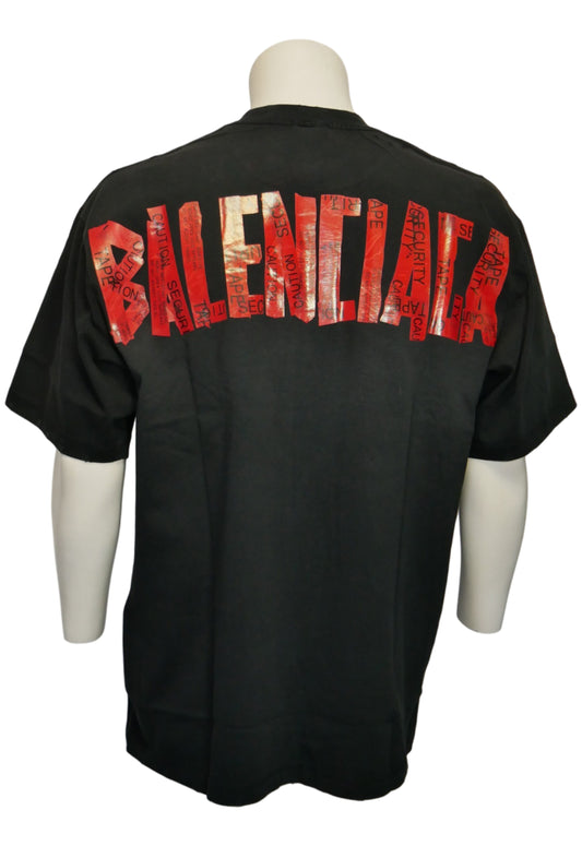 Balenciaga Herren T-Shirt Schwarz