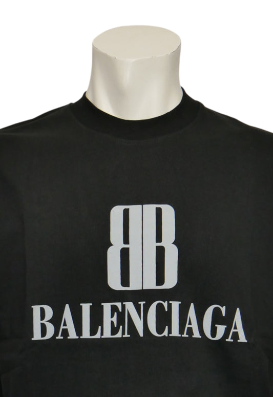Balenciaga Herren T-Shirt Schwarz