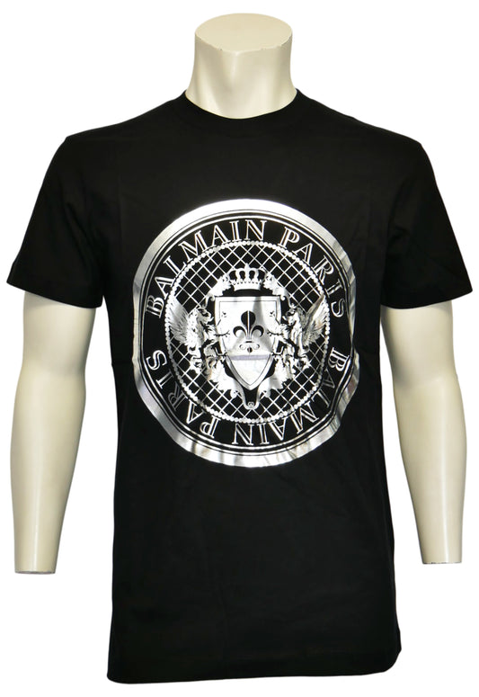T-shirt da uomo Balmain Nero