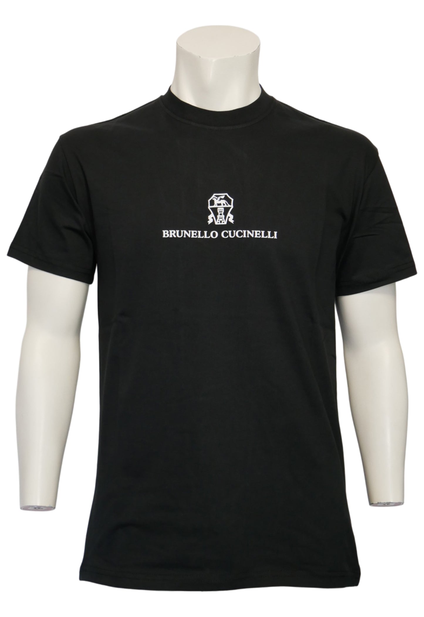 Brunello Cucinelli Herren T-Shirt Schwarz