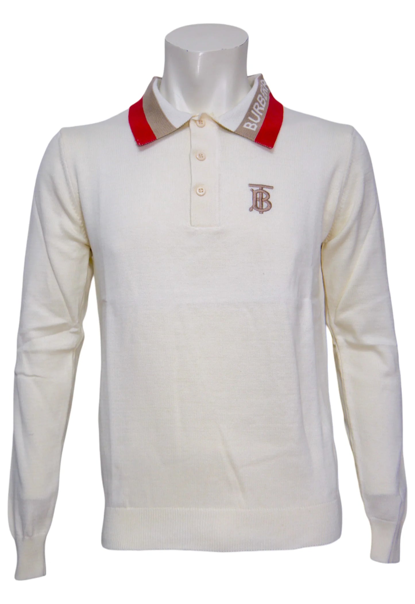 Burberry Herren Strickpullover Weiss - Original Designer Marken Outlet - Salvin Store