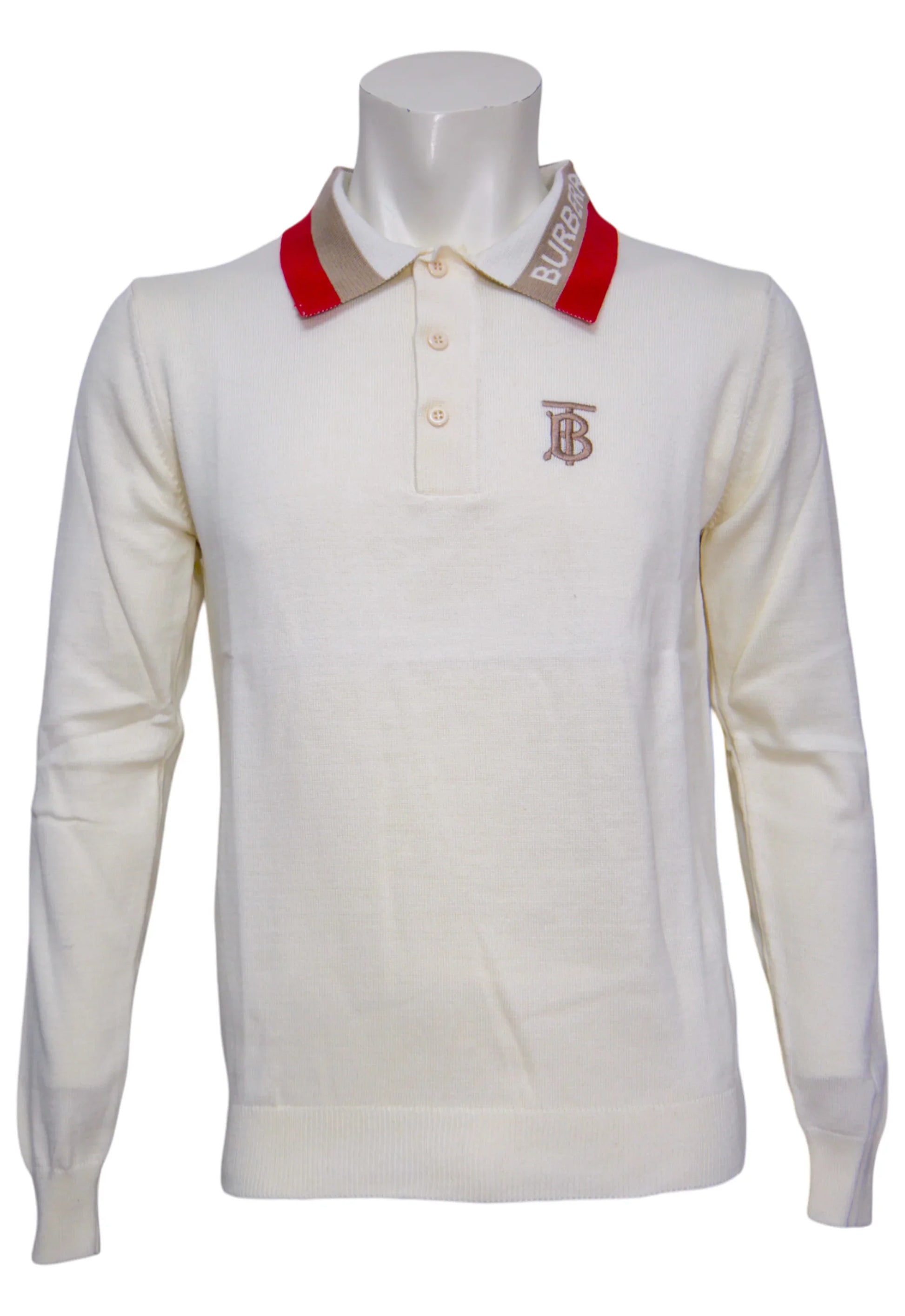 Burberry Herren Strickpullover Weiss - Original Designer Marken Outlet - Salvin Store