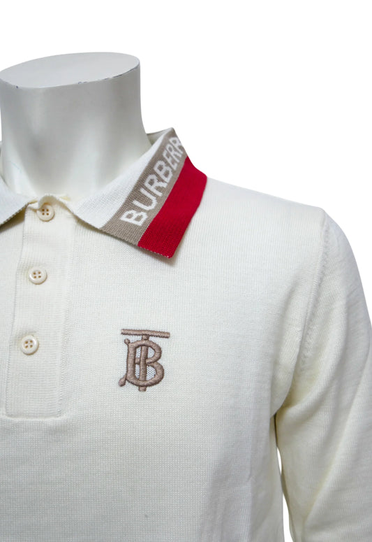 Burberry Herren Strickpullover Weiss - Original Designer Marken Outlet - Salvin Store