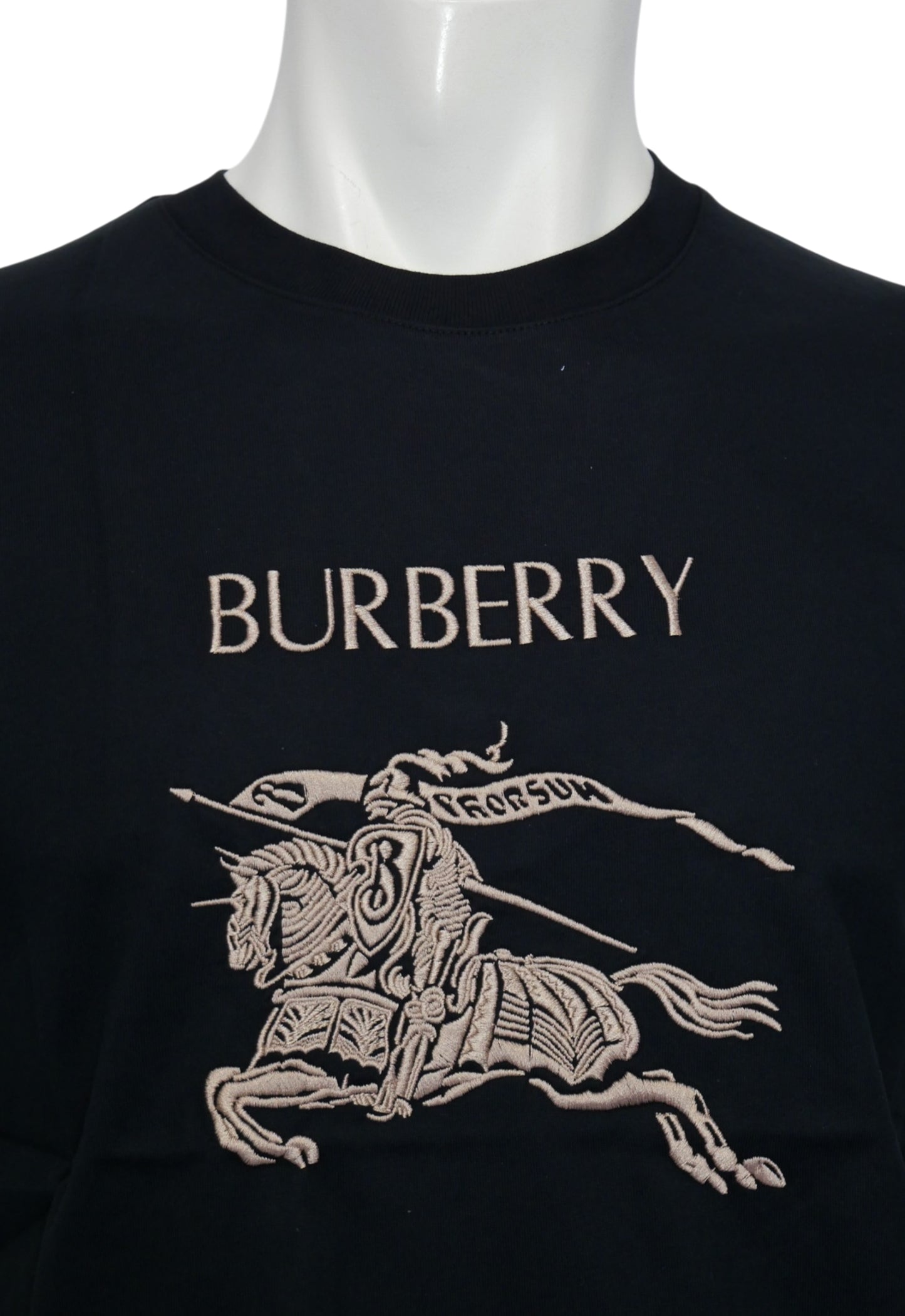 Burberry T-shirt da uomo Nero