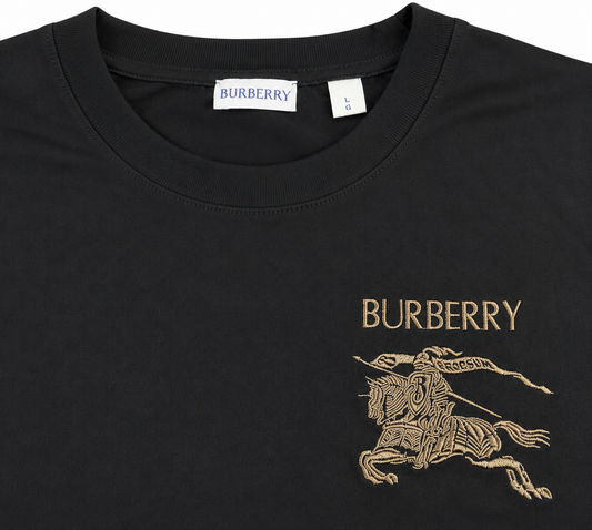 Burberry T-shirt da uomo Nero