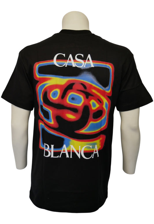 Casablanca T-shirt da uomo Nero