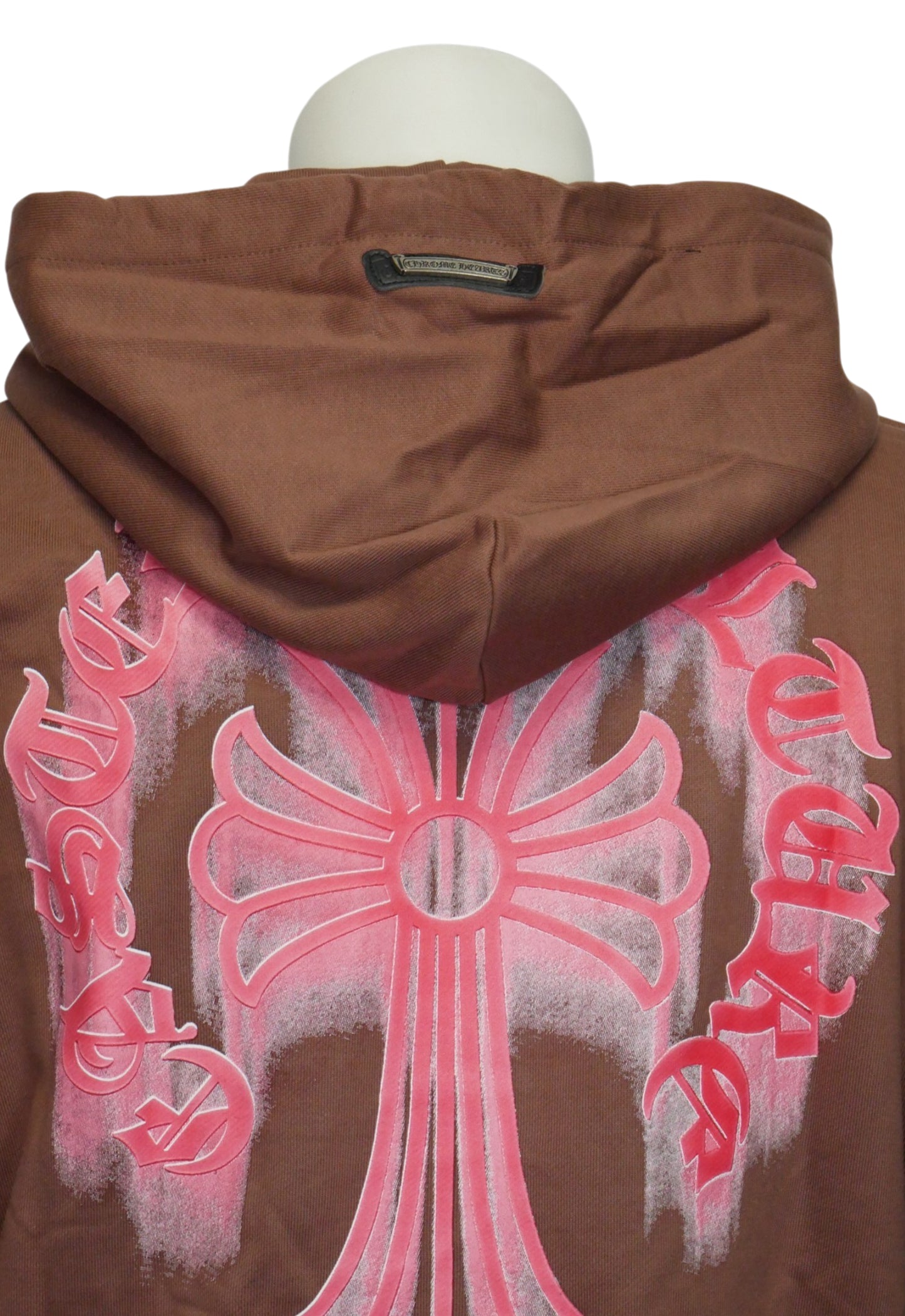 Chrome Hearts Men's Oversized Hoodie Brown