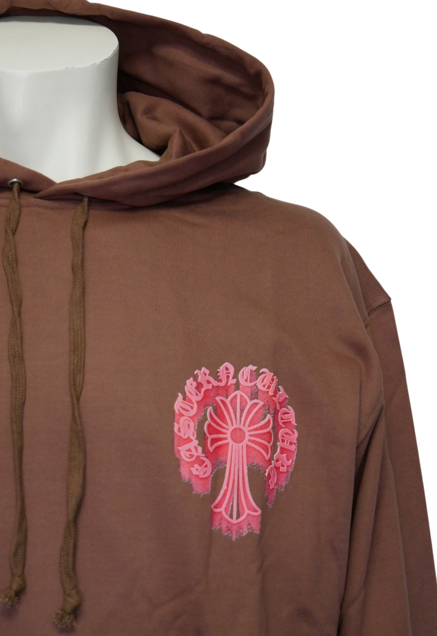 Chrome Hearts Men's Oversized Hoodie Brown