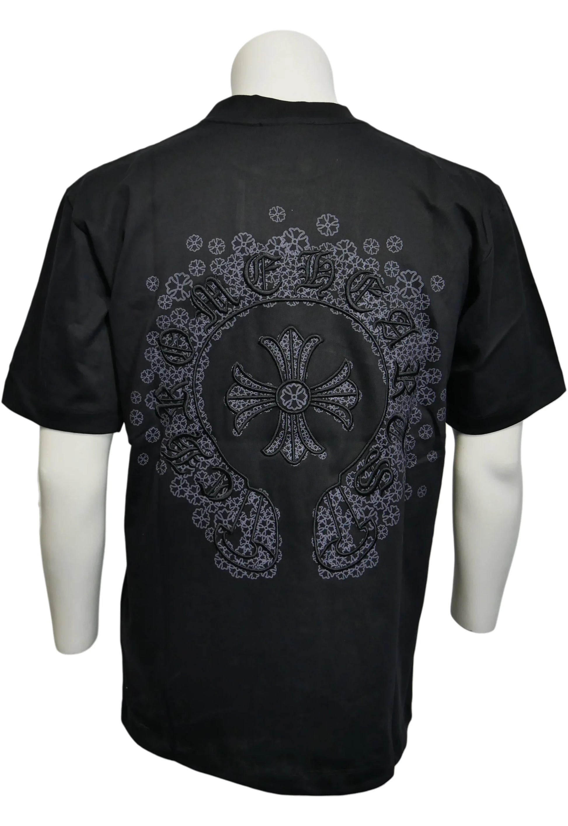 Chrome Hearts Herren T-Shirt Schwarz - Original Designer Marken Outlet - Salvin Store