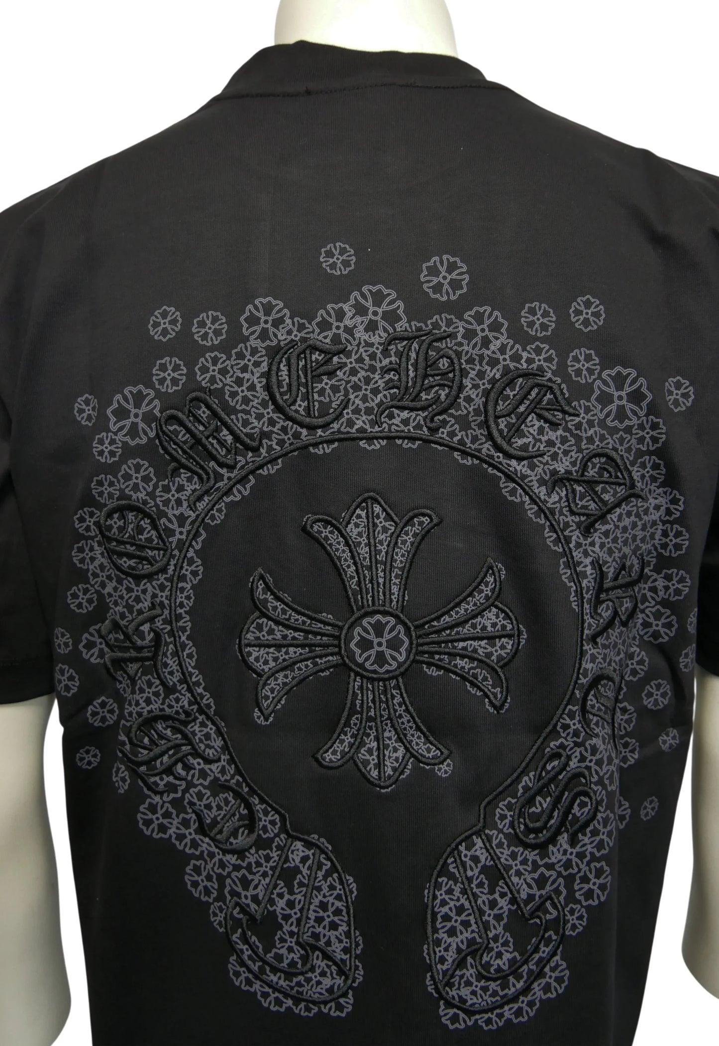 Chrome Hearts Herren T-Shirt Schwarz - Original Designer Marken Outlet - Salvin Store
