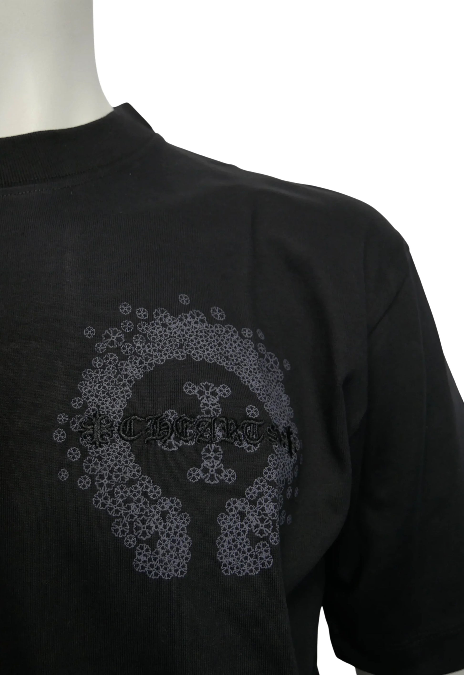 Chrome Hearts Herren T-Shirt Schwarz - Original Designer Marken Outlet - Salvin Store