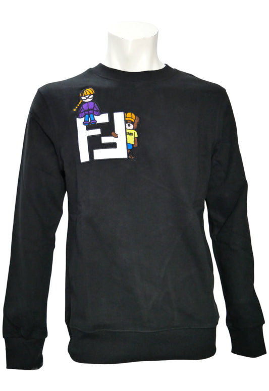 Fendi Herren Pullover, Sweatshirt Schwarz