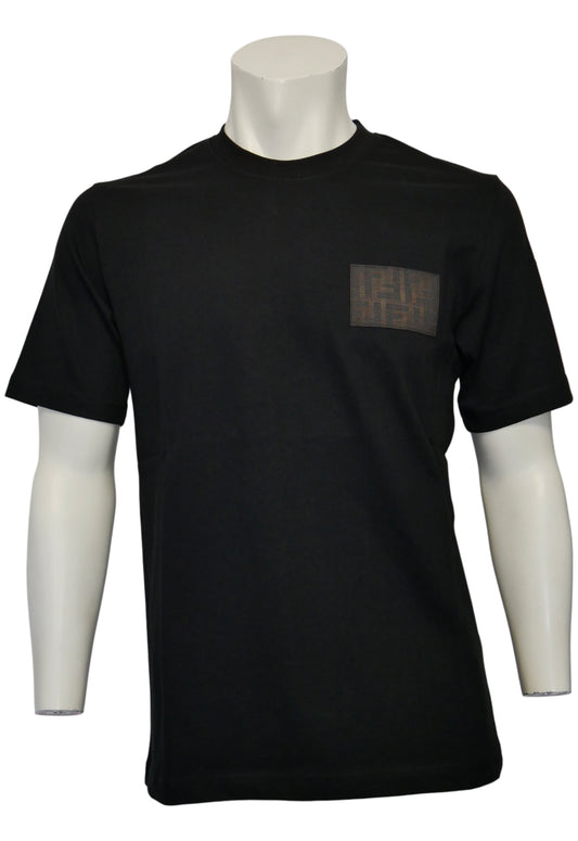 Fendi Heren T-shirt Zwart