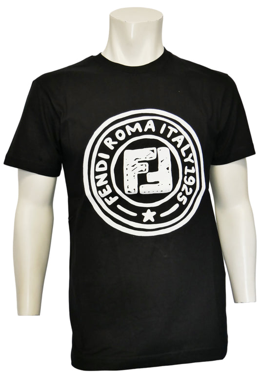 Fendi Herren T-Shirt Schwarz