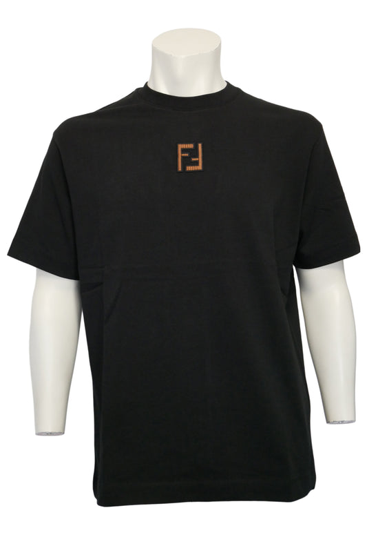 Fendi Heren T-shirt Zwart