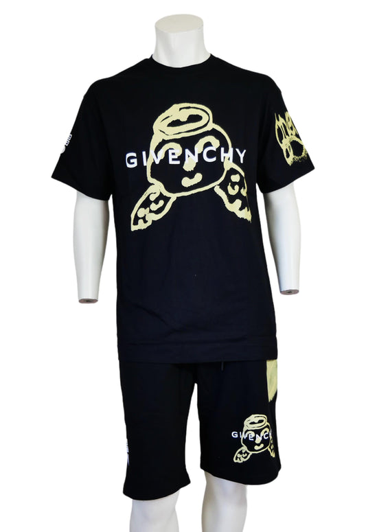 Givenchy Herren Trainingsanzug kurzer – Vorderansicht