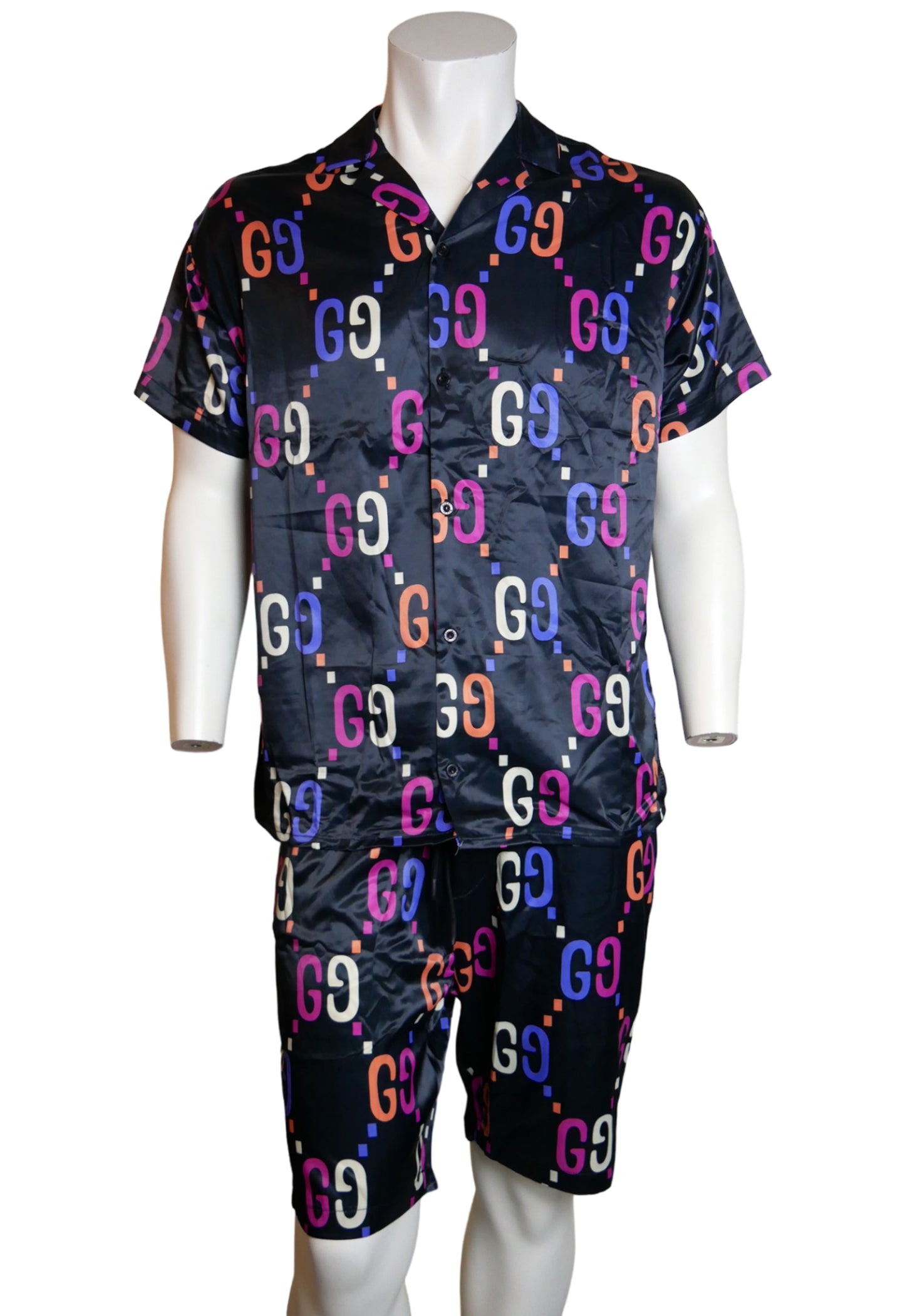 Gucci silk shirt & shorts