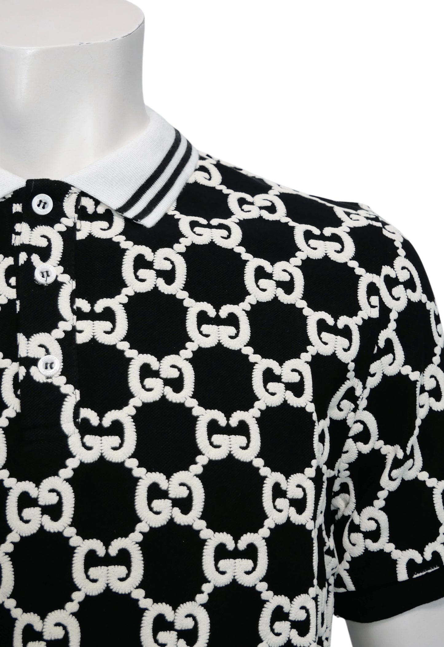 Gucci Men's Black Polo Shirt