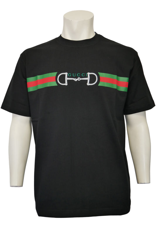 Gucci Heren T-shirt Zwart