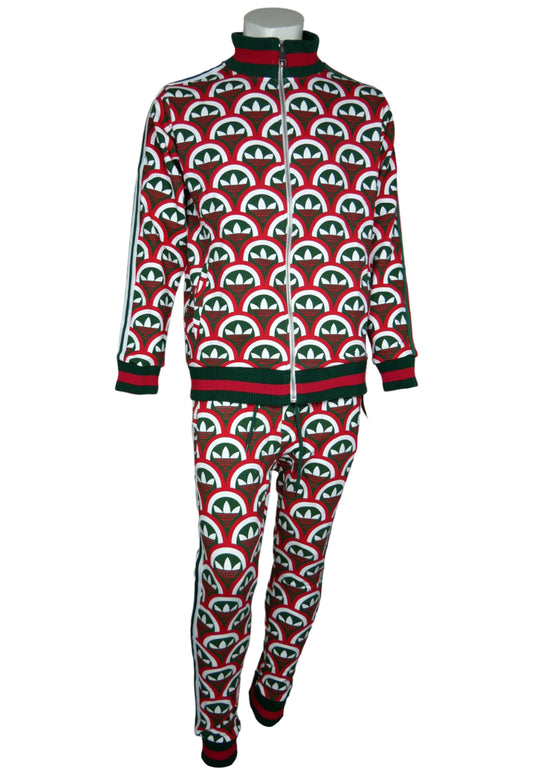 Gucci Herren Trainingsanzug X Adidas – Vorderansicht