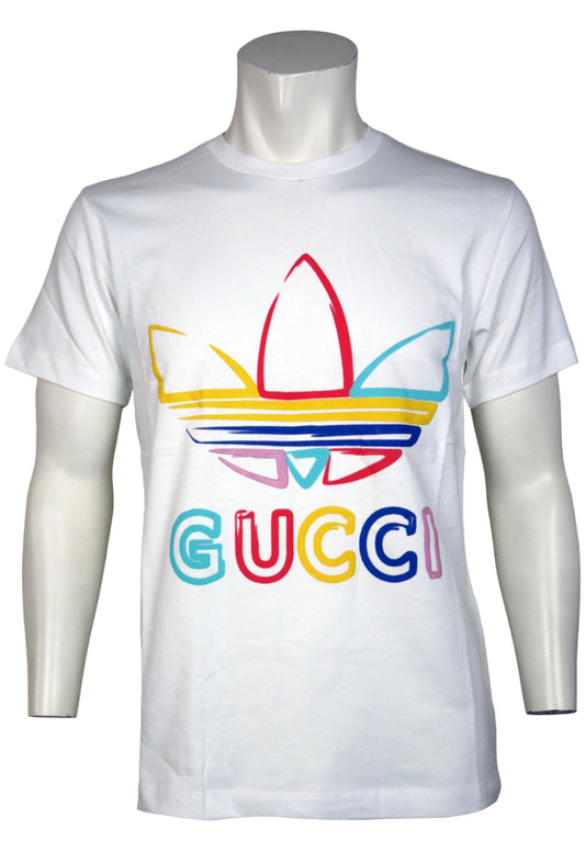 Gucci Herren T-Shirt X Adidas – Vorderansicht
