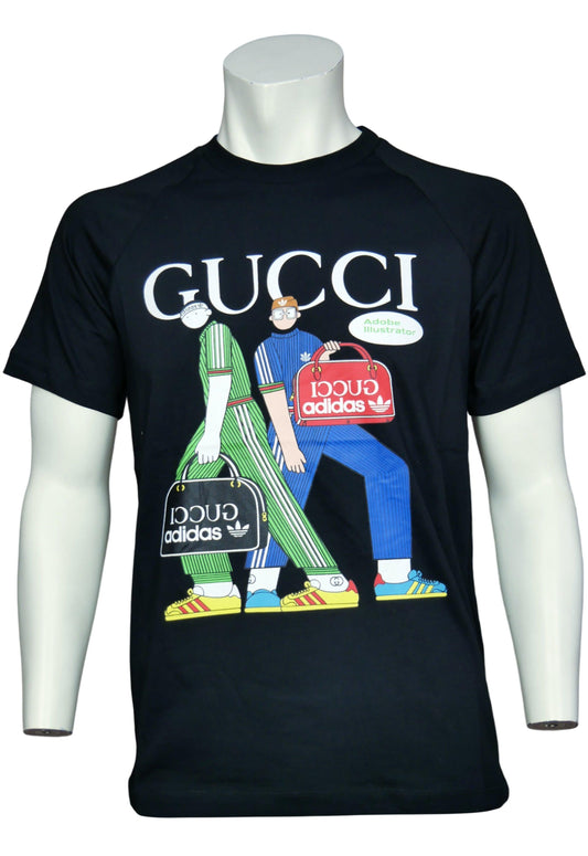 Gucci Herren T-Shirt X Adidas – Vorderansicht