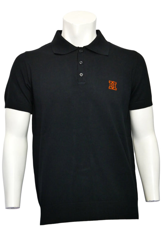 Hermès Herren Poloshirt Schwarz