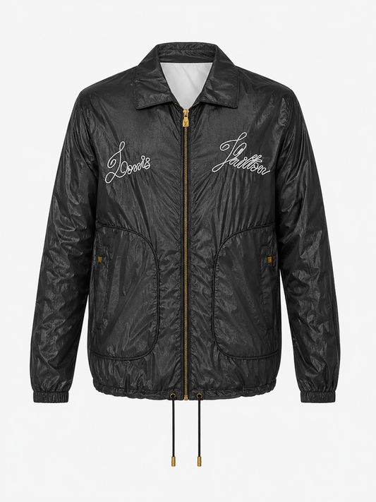 Louis Vuitton Men's Embroidered Nylon Blouson Jacket