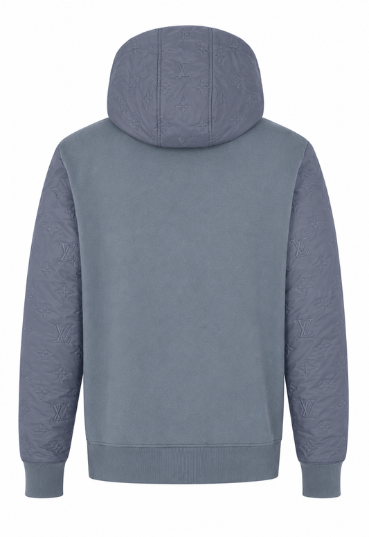 Louis Vuitton Signature Hybrid Hooded Zip-Up Sweatshirt
