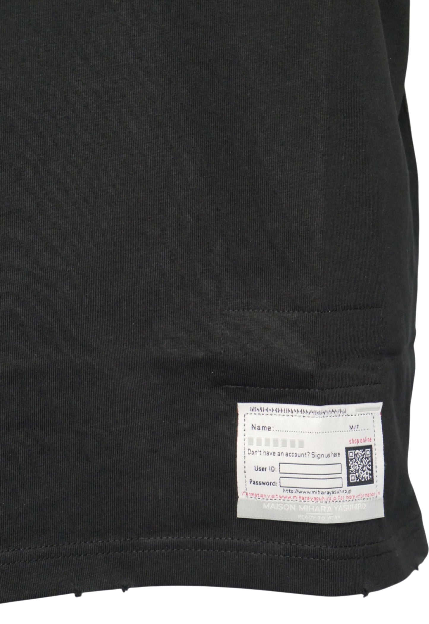 T-shirt Uomo Maison Mihara Yasuhiro Nero