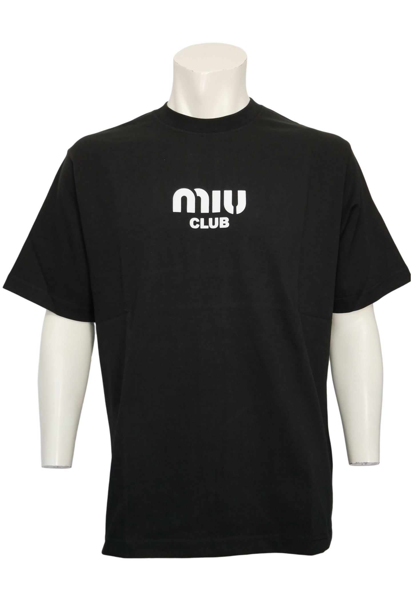 Miu Miu Herren T-Shirt Schwarz