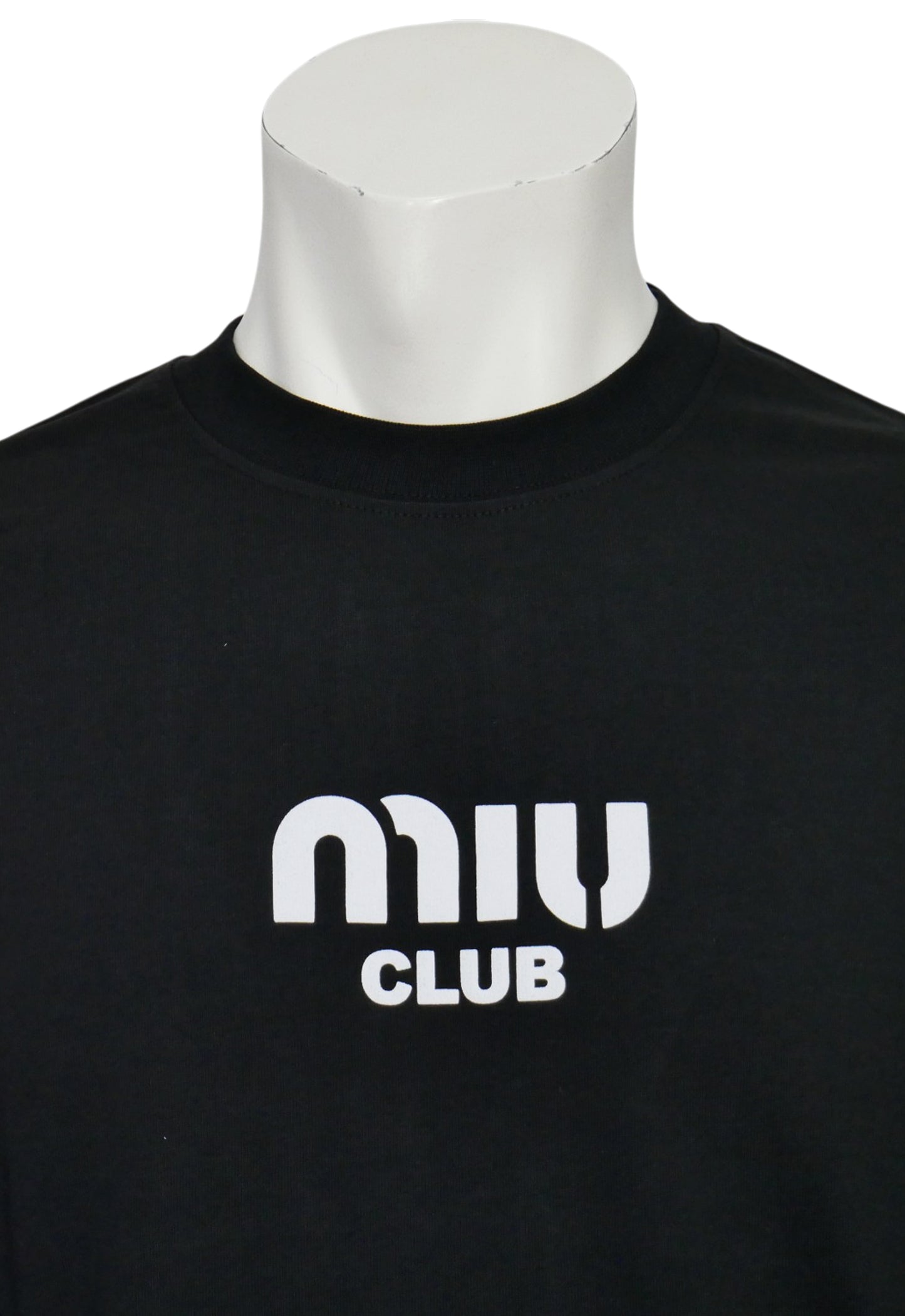 Miu Miu Herren T-Shirt Schwarz