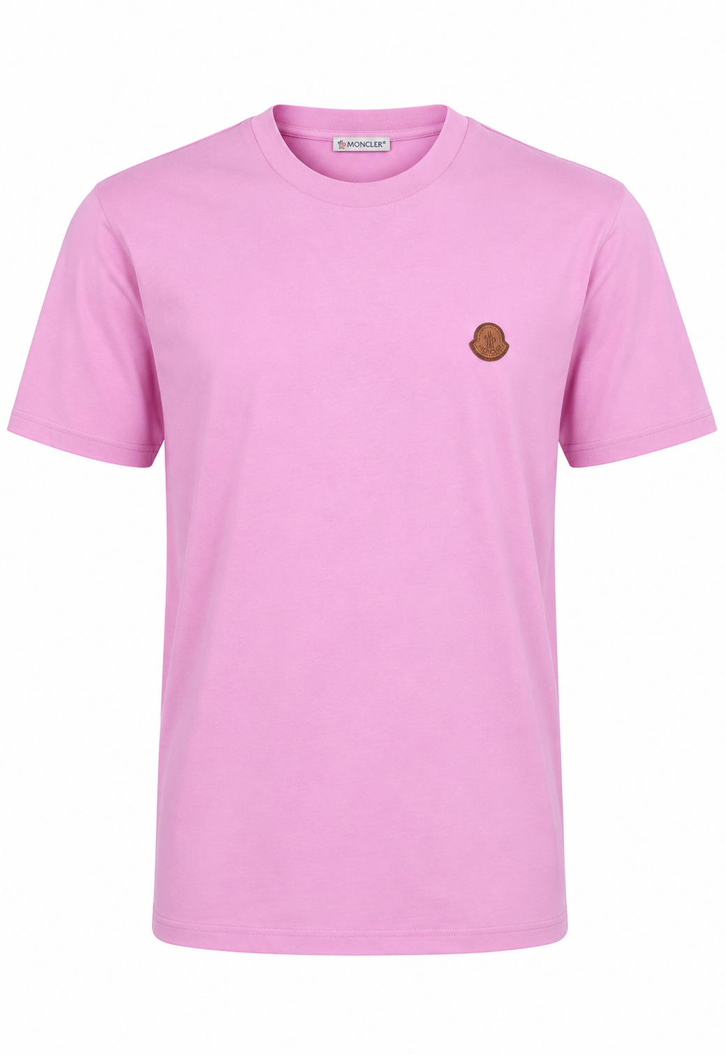 Moncler T-shirt oversize da uomo rosa