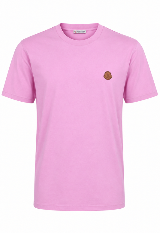 Moncler T-shirt oversize da uomo rosa