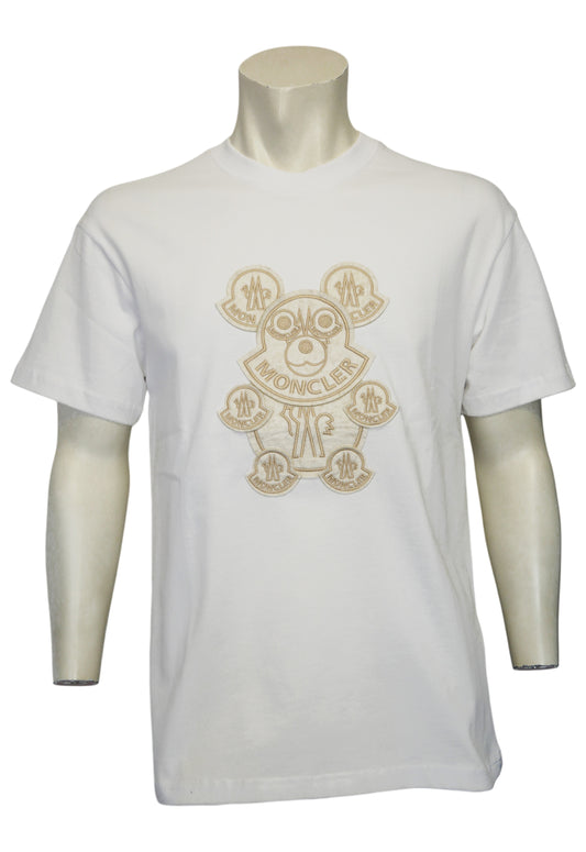 Moncler Heren T-shirt Wit