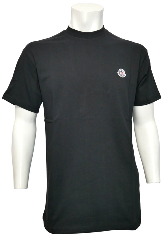 Moncler Herren T-Shirt Schwarz - Original Designer Marken Outlet - Salvin Store