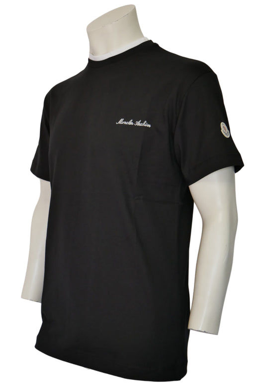 Moncler Herren T-Shirt Schwarz