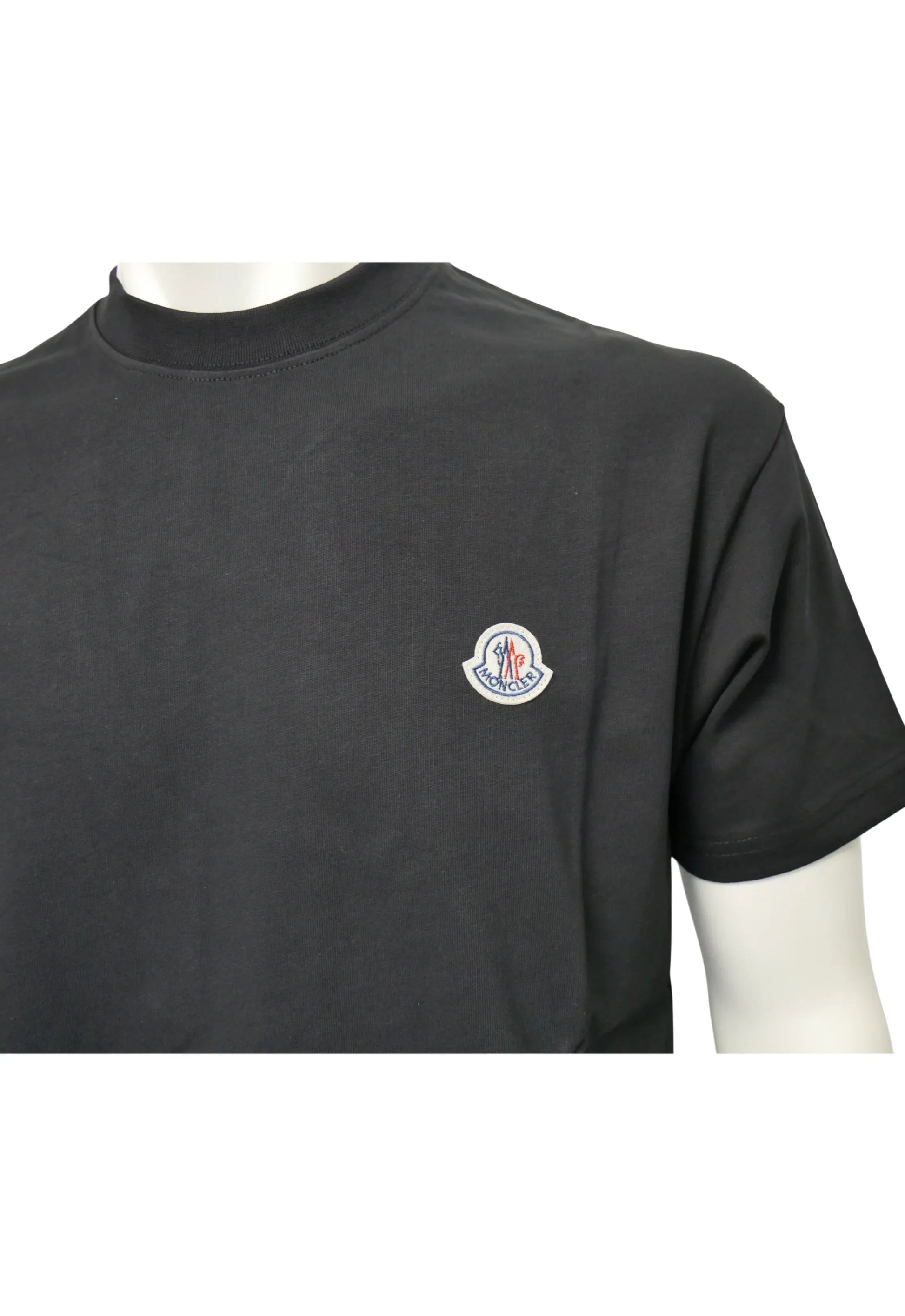 Moncler Herren T-Shirt Schwarz - Original Designer Marken Outlet - Salvin Store