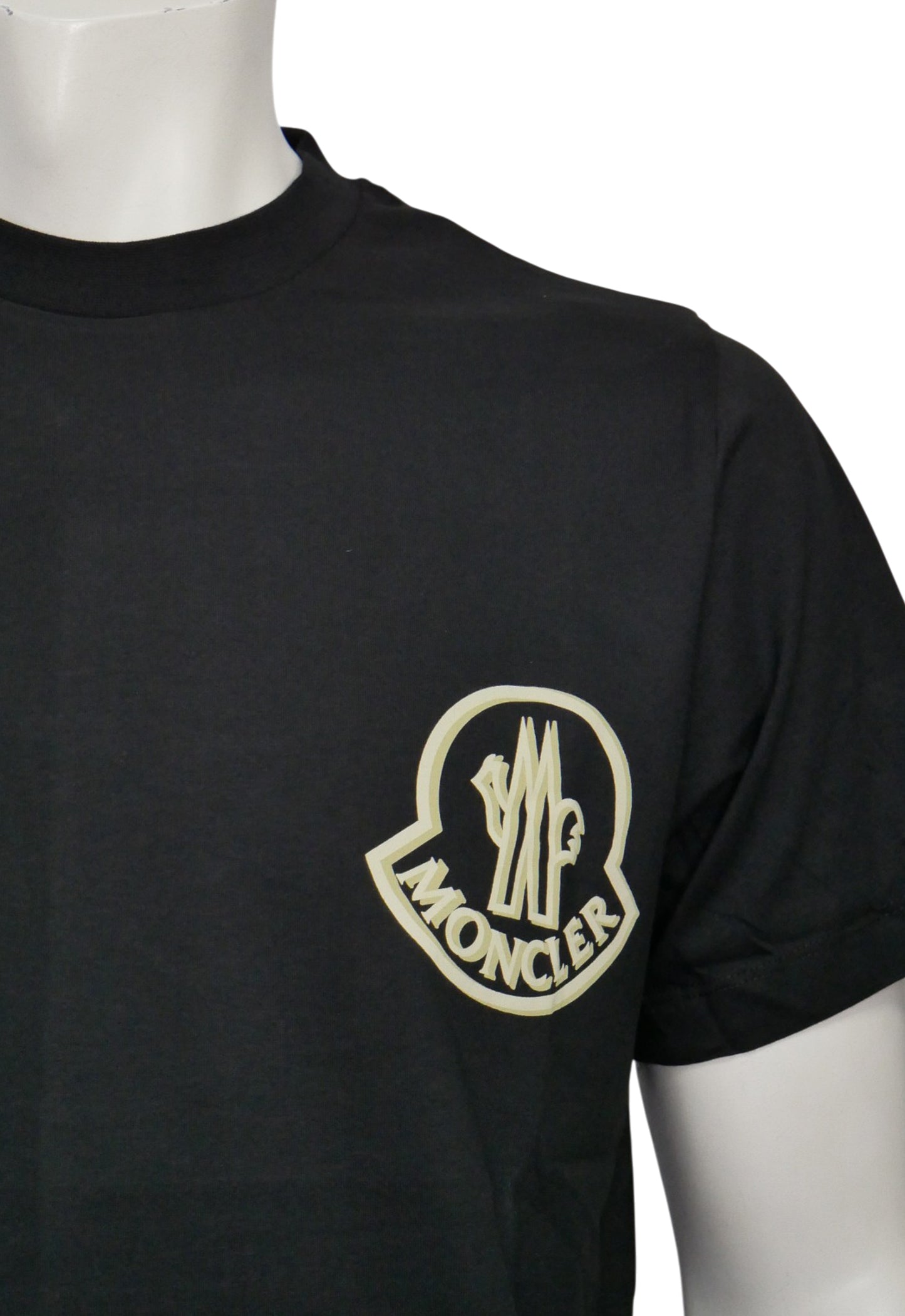 T-shirt Moncler da uomo Nero