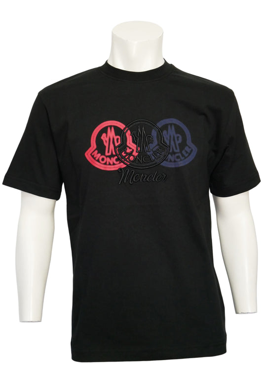 Moncler Herren T-Shirt Schwarz