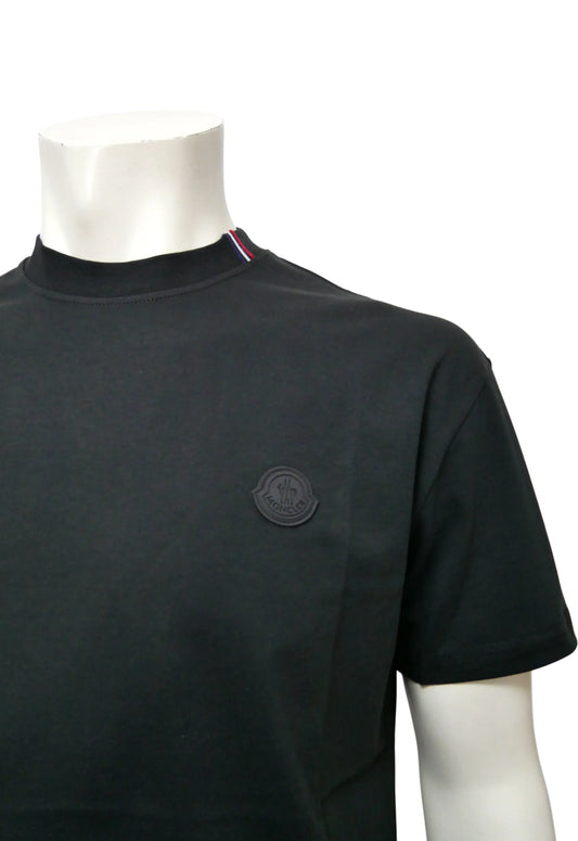 Moncler Herren T-Shirt Schwarz - Original Designer Marken Outlet - Salvin Store